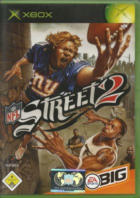NFL Street 2 (Microsoft Xbox, 2005, DVD-Box) sehr guter Zustand