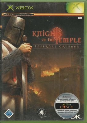 Knights Of The Temple - Infernal Crusade (Microsoft Xbox, 2004, DVD-Box)
