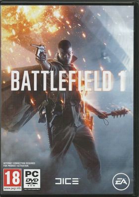 Battlefield 1 (PC 2016 DVD-Box) mehrsprachig ohne Anleitung, mit Origin Key Code