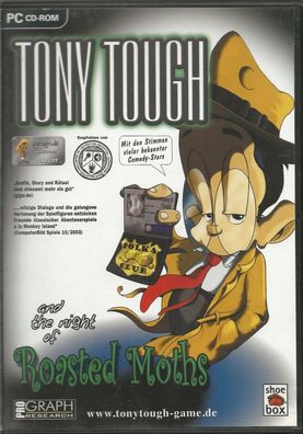 Tony Tough And the Night Of The Roasted Moths (PC, 2005, DVD-Box)