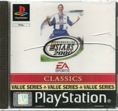 Bundesliga Stars 2000 (Sony PlayStation 1, 1999) komplett mit Booklett
