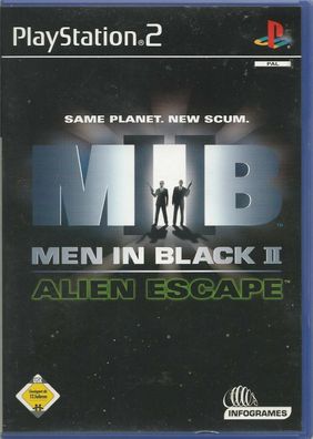 Men In Black II - Alien Escape (PlayStation 2, 2002, DVD-Box) OHNE Anleitung