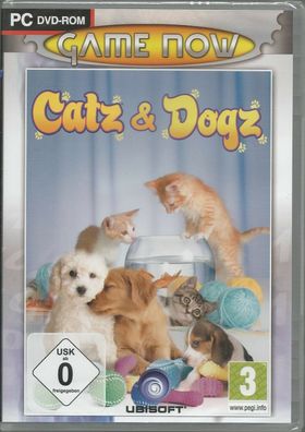 Catz & Dogz von Game Now (PC, 2009, DVD-Box) Brandneu & Verschweisst