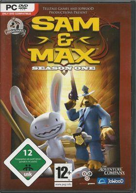Sam & Max: Season One (PC, 2007, DVD-Box) - Handbuch auf CD - neuwertig