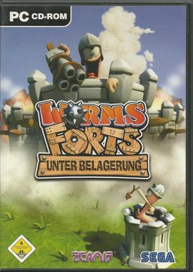 Worms Forts Unter Belagerung (PC 2004 DVD-Box) mit Anleitung sehr guter Zustand