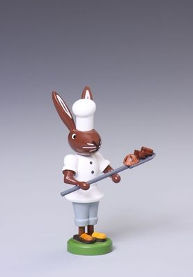 Osterfigur Hase Postbote Höhe ca 9 cm NEU Osterdeko Osterhasenfigur Ostern