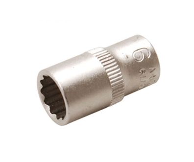 12-kant Stecknuss SW 9mm , 1/4" , Zwölfkantstecknuss