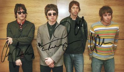 Oasis Autogramm Großfoto
