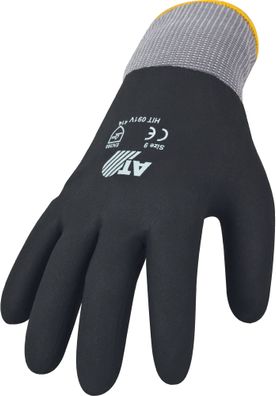 Handschuhe Hit Flex V Gr.10 schwarz/ grau EN 388 PSA II ASATEX