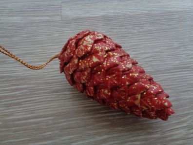 weihnachtliche Deko - Baumbehang - Zapfen aus Pappe