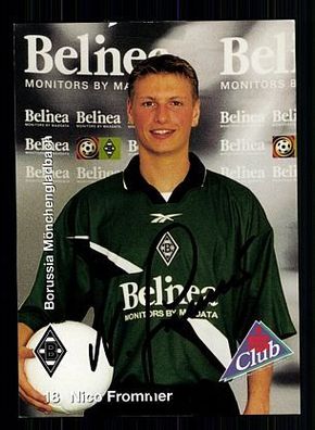 Nico Frommer Borussia Mönchengladbach 1999-00 Autogrammkarte + A54277 KR