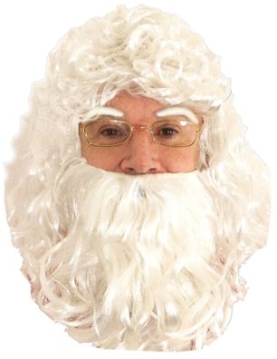 Weihnachtsmannperücke Augenbrauen Santa Claus Perücke für Kostüm Weihnachtsmann