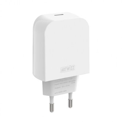 Artwizz PowerPlug USB-C 15W Ladegerät für Smartphone, Tablets - Weiss