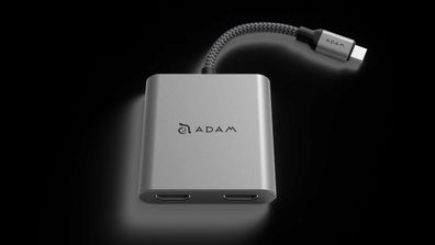 Adam Elements CASA Hub H2 - USB-C auf Dual HDMI - Grau