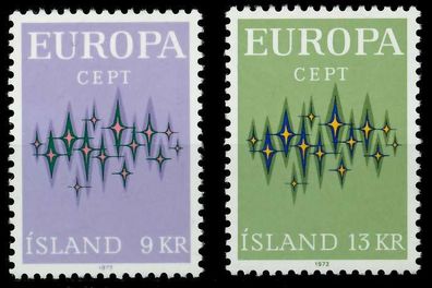 ISLAND 1972 Nr 461-462 postfrisch SAC2B22