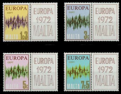 MALTA 1972 Nr 450 + ZF-453 + ZF postfrisch X04032A