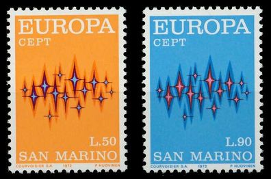 SAN MARINO 1972 Nr 997-998 postfrisch SAC2BF2