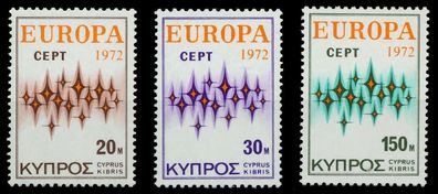 ZYPERN 1972 Nr 374-376 postfrisch X0403F2