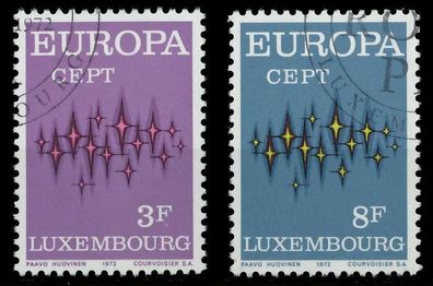 Luxemburg 1972 Nr 846-847 gestempelt X040416