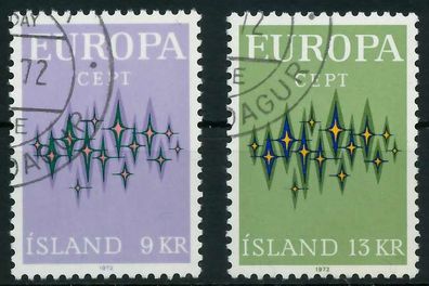 ISLAND 1972 Nr 461-462 gestempelt X040456