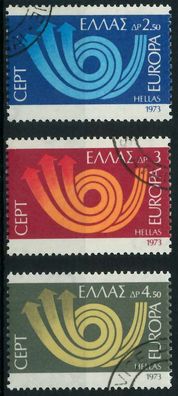 Griechenland 1973 Nr 1147-1149 gestempelt X04054A