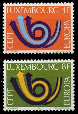 Luxemburg 1973 Nr 862-863 postfrisch SAC2E46