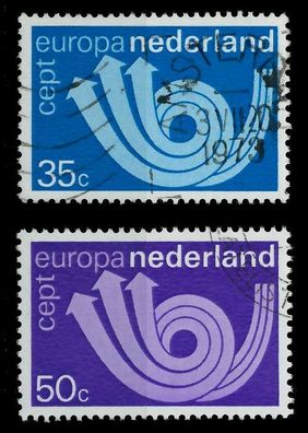 Niederlande 1973 Nr 1011-1012 gestempelt X040652