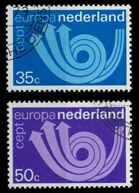 Niederlande 1973 Nr 1011-1012 gestempelt X04065E