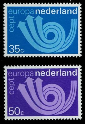 Niederlande 1973 Nr 1011-1012 postfrisch SAC2EBE