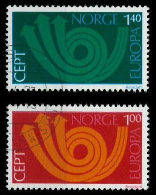 Norwegen 1973 Nr 660-661 gestempelt X04068E