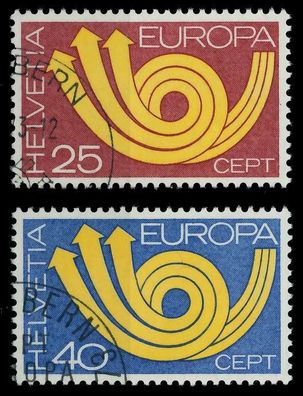 Schweiz 1973 Nr 994-995 gestempelt X04071E