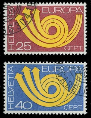 Schweiz 1973 Nr 994-995 gestempelt X040736