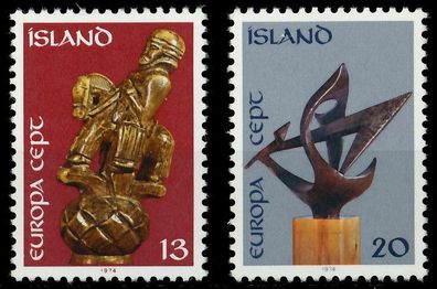 ISLAND 1974 Nr 489-490 postfrisch SAC30BA