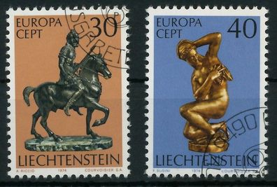 Liechtenstein 1974 Nr 600-601 gestempelt X04502A