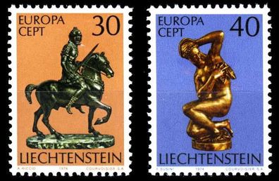 Liechtenstein 1974 Nr 600-601 postfrisch SAC3126
