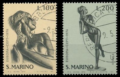 SAN MARINO 1974 Nr 1067-1068 gestempelt X04510E