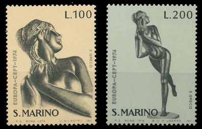 SAN MARINO 1974 Nr 1067-1068 postfrisch SAC31DE