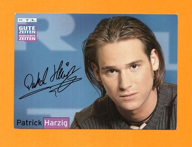Patrick Harzig - Originalautogrammkarte GZSZ