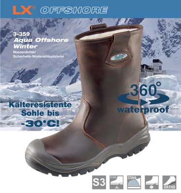 Lupriflex „Aqua Offshore“ Sicherheits-Winterstiefel 3-359 Sicherheitsstiefel