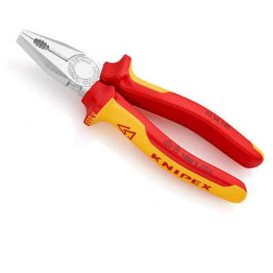 KNIPEX 0306180 VDE Kombizange mit Mehrkomponenten Hüllen 180mm