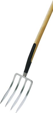 IDEAL 67050305 Grabengabel Spatengabel Bajonettzinken Eschen T-Stiel 85 cm