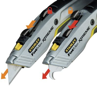Stanley FatMax™ Cuttermesser Xtreme Cutter 2 in 1 Messer Teppichmesser 0-10-789