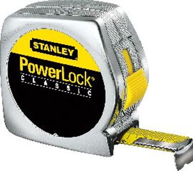 Taschenmaßband Powerlock® Maßband Stanley Messband automatischer Bandrücklauf