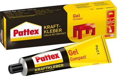 PATTEX Compact Kraftkleber Steinmetallholzgummileder Gel Alleskleber Henkel Kont