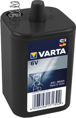 VARTA 430101111 Longlife Batterien 4R25X V430 Licht Zink-Kohle 6V 7.500mAh