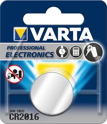 VARTA Batterien, Lithium Knopfzelle Kapazität 90 170 230 mAh