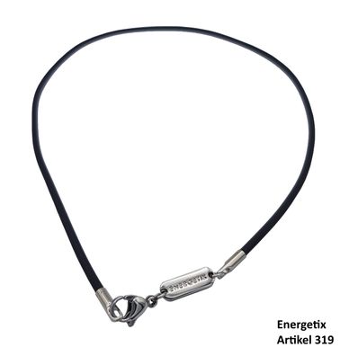 Energetix Halskette Kautschuk Größe XL 50cm, 319XL Damen&Herren Magnetschmuck