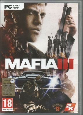 Mafia III (PC, 2016, DVD-Box) ohne Anleitung, MIT Steam Key Code