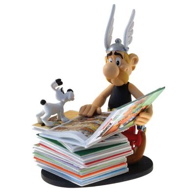 Asterix & Obelix Asterix Bücherstapel Sammelfigur Figur Statur Deko Comic Idefix