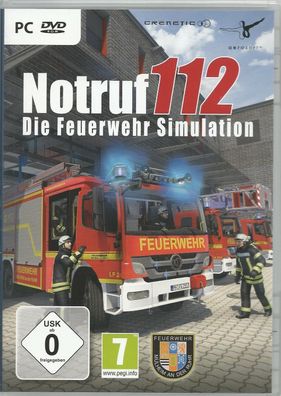Notruf 112 - Die Feuerwehr Simulation (PC, 2016, DVD-Box) Neuware